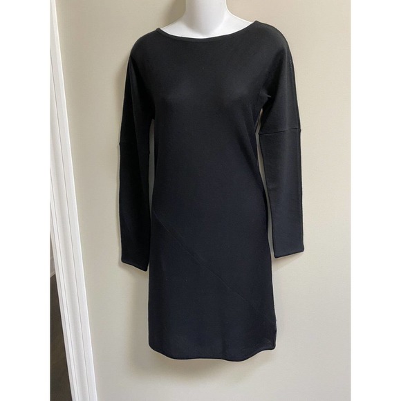 DKNY‎ 100% Wool Sweater Shift Dress~M~ Super Stylish - Picture 1 of 5